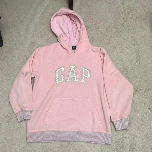 Baby Pink Gap Hoodie - Picture 1 of 5